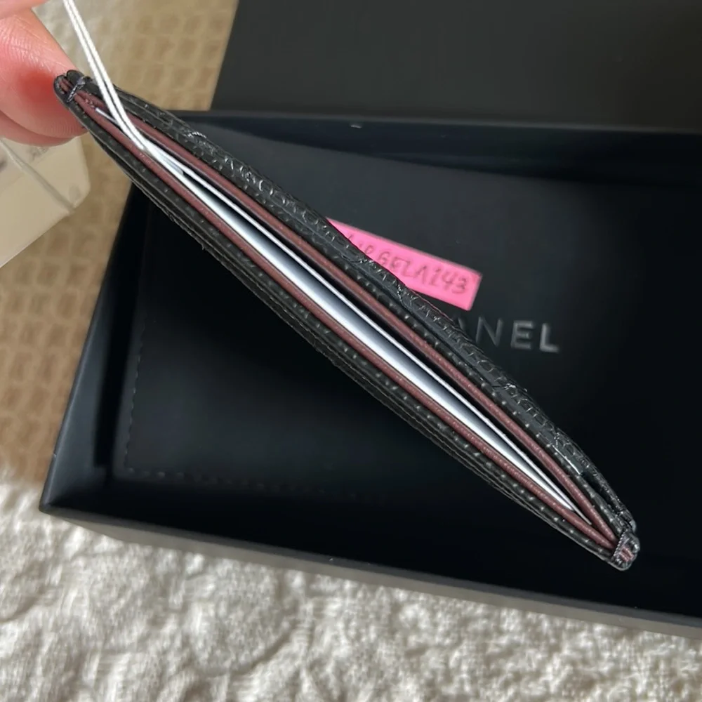 Chanel Card Case Black Caviar REV - Picture 10 of 12